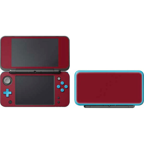 Burgundy Solid Nintendo 2DS XL (2017) Skin